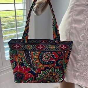 Vera Bradley Multicolor Paisley Tote